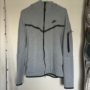 Nike Heather Gray Full-Zip Hoodie